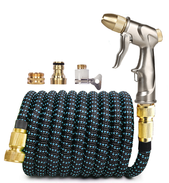 Expandable Garden Hose with Sprayer Kit
