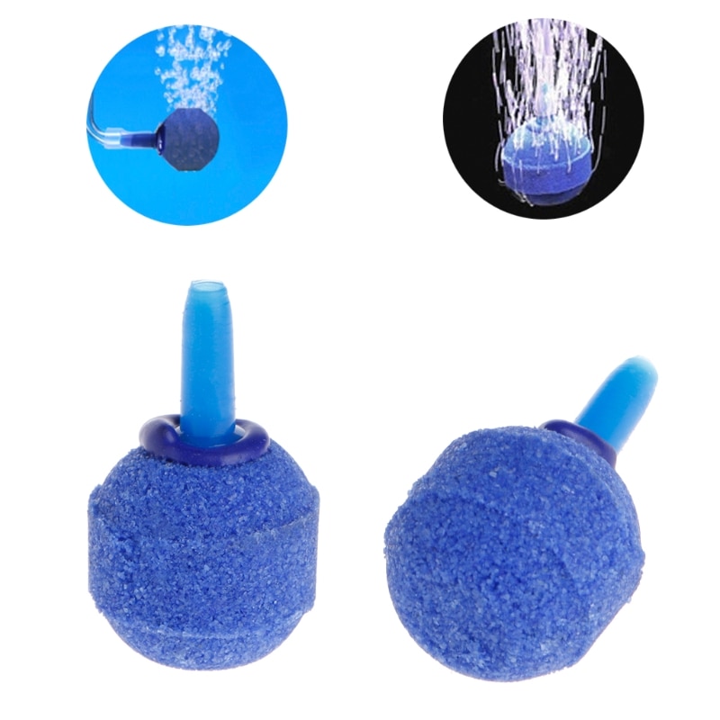 Hydroponics Air Stone Bubble Aerator in Blue Hydroponics Air Stone Bubble Aerator in Blue